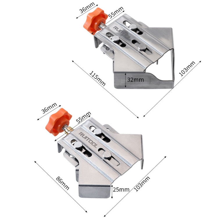 RUITOOL Woodworking Quick Splicing Positioner Stainless Steel Right Angle Fixing Clip My Store