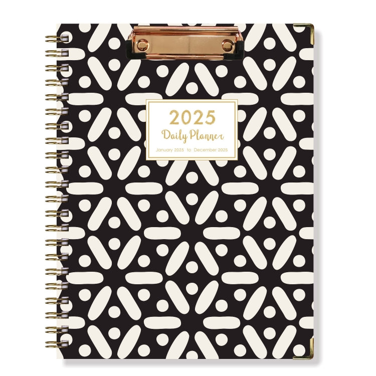 January-December 2025 Board Clip A4 English Notebook Coil Diary Planner My Store