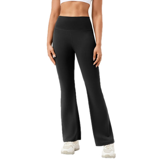 High-waisted Hip-lifting Elastic Quick-drying Yoga Sports Flared Pants