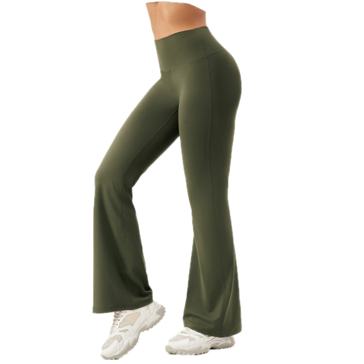 High-waisted Hip-lifting Elastic Quick-drying Yoga Sports Flared Pants