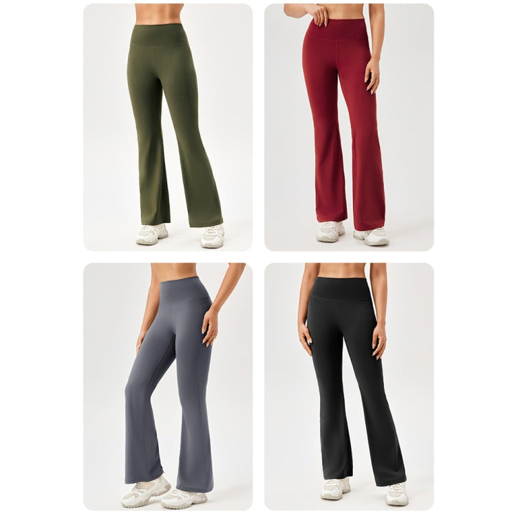 High-waisted Hip-lifting Elastic Quick-drying Yoga Sports Flared Pants