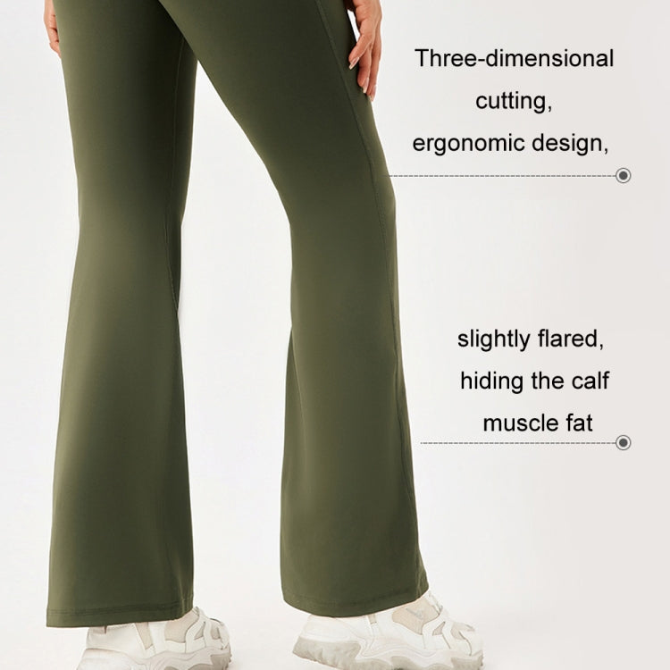 High-waisted Hip-lifting Elastic Quick-drying Yoga Sports Flared Pants My Store