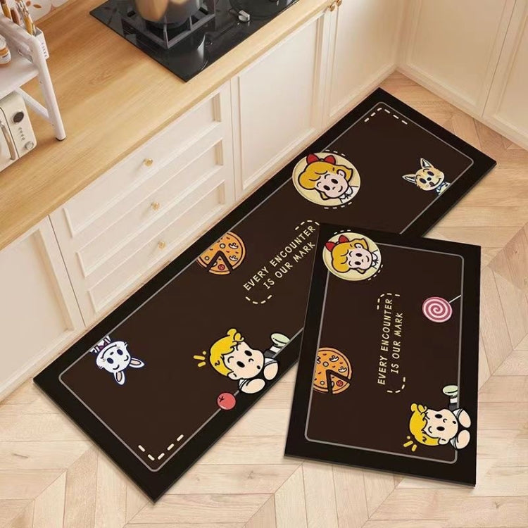 2pcs / Set Household Kitchen Oil-Absorbing Cartoon Pad Bathroom Non-Slip Quick-Drying Mat My Store