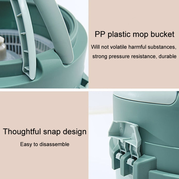 Rotary Mop Hand-free Household Wet And Dry Cleaning Mop Bucket