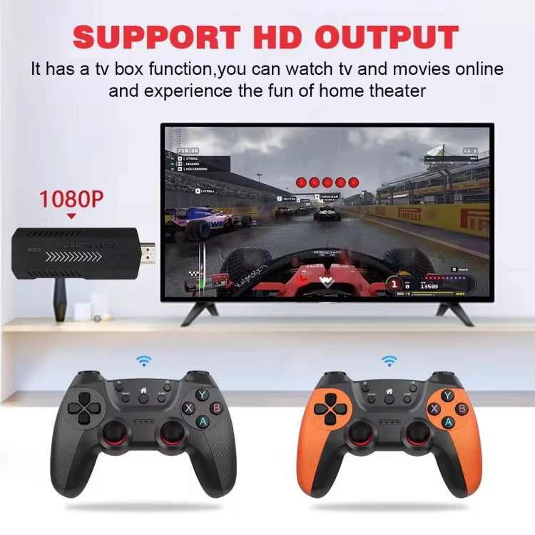 X2 Ultra Video Game Stick Console With 2.4G Double Wireless Controller