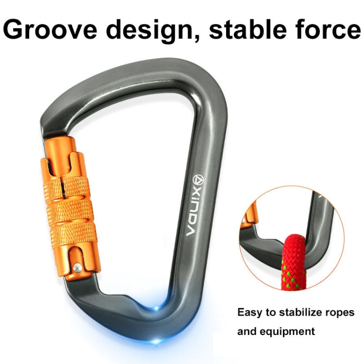 XINDA XD-8128 Outdoor Rock Climbing Load-bearing Carabiner Survive Kits