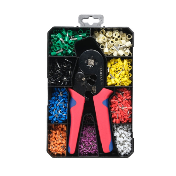 Tube-Type Cold-Pressed Terminal Block Crimping Pliers Plastic Box Set My Store