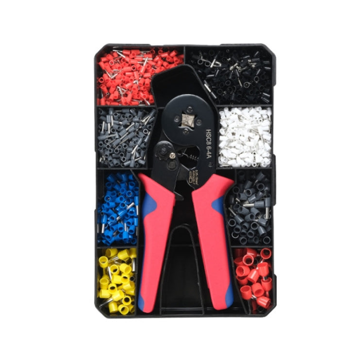 Tube-Type Cold-Pressed Terminal Block Crimping Pliers Plastic Box Set My Store