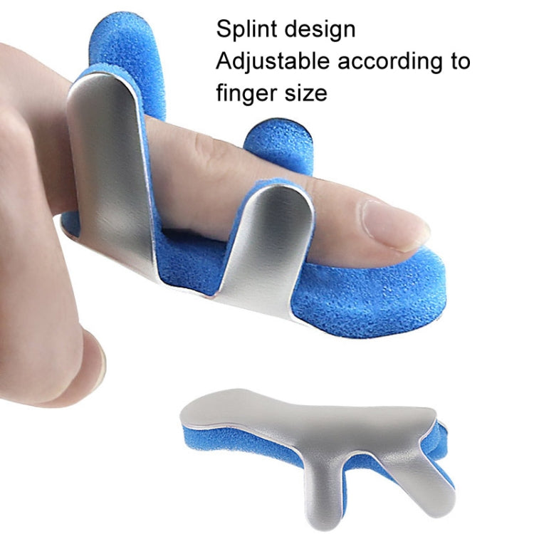 Aluminum Alloy Finger Fracture Fixation Splint Sponge Lined Finger Fixation Sleeve My Store