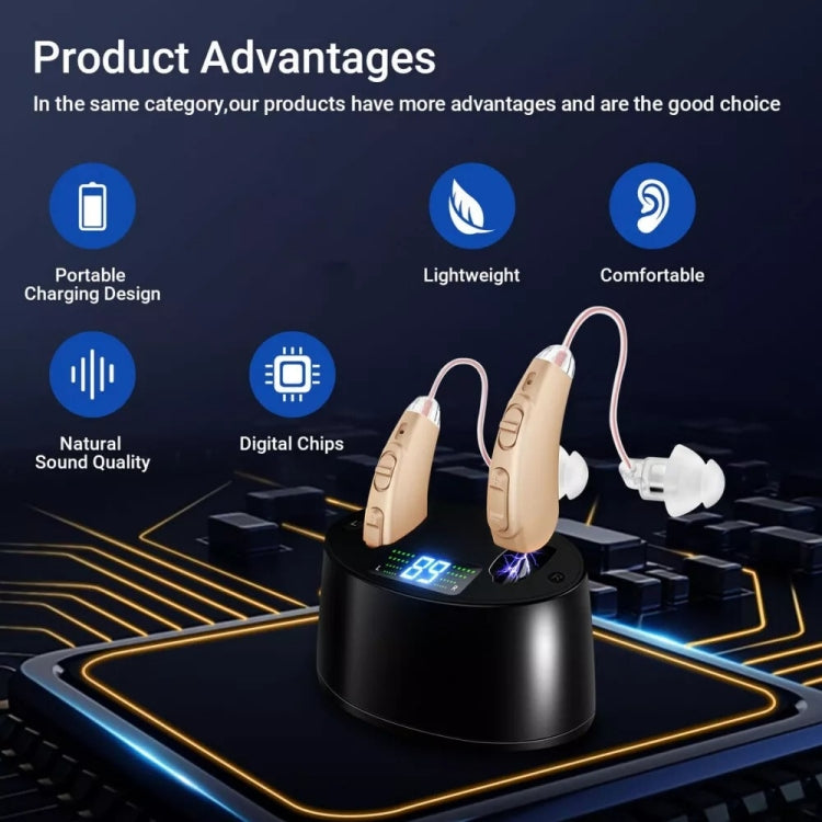 Z-128 Mini Invisible Rechargeable Digital Hearing Aid Personal Sound Amplifier