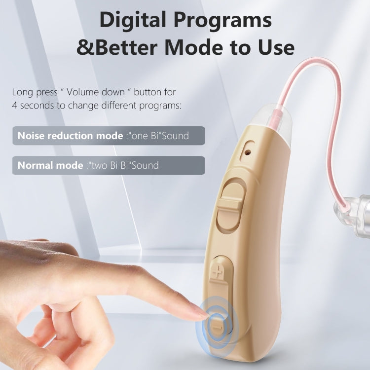 Z-128 Mini Invisible Rechargeable Digital Hearing Aid Personal Sound Amplifier