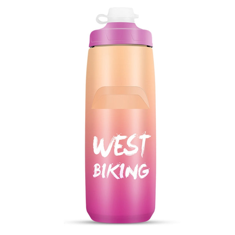 WEST BIKING 750ML Bicycle Water Bottle Portable Outdoor Cycling Water Cup Reluova