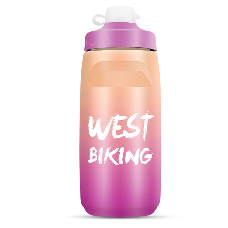 WEST BIKING 620ML Bicycle Water Bottle Portable Outdoor Cycling Water Cup Reluova