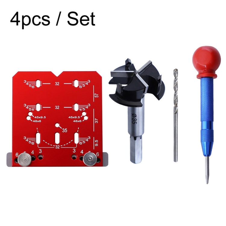 4pcs / Set 35mm Hinge Drilling Locator Hinging Hole Punching Auxiliary Tool My Store