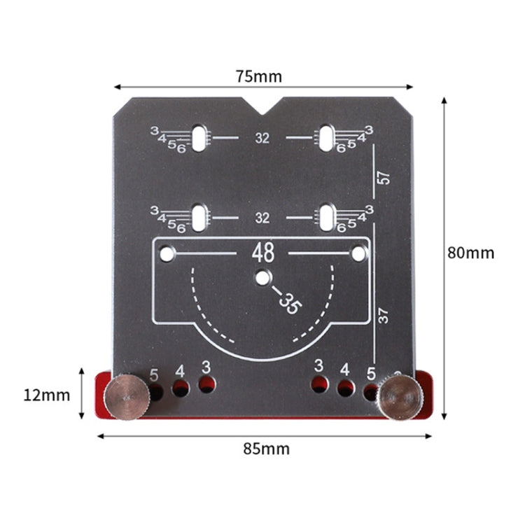 4pcs / Set 35mm Hinge Drilling Locator Hinging Hole Punching Auxiliary Tool My Store