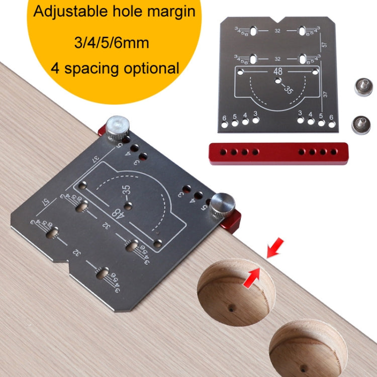 4pcs / Set 35mm Hinge Drilling Locator Hinging Hole Punching Auxiliary Tool