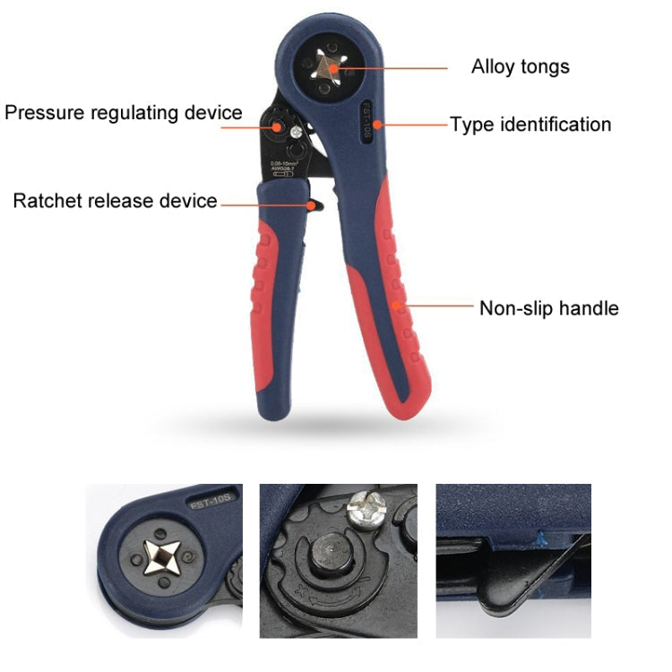 Manual Multifunctional VE Terminal Tube-shaped Special Crimping Pliers My Store