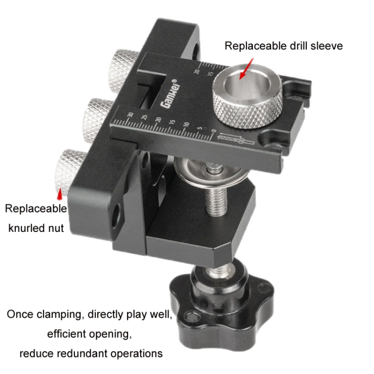 Ganwei 3 in 1 Mini Woodworking Positioning Punch Embedded Parts My Store