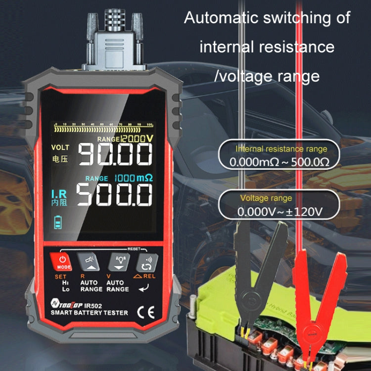 Battery Internal Resistance Tester Lead-Acid Alkaline Lithium Battery Tester Reluova