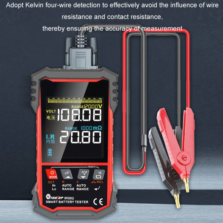 Battery Internal Resistance Tester Lead-Acid Alkaline Lithium Battery Tester Reluova