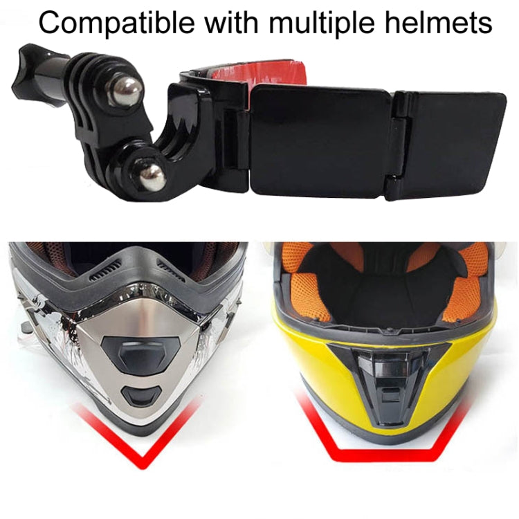 TUYU Motorcycle Integrated Hinged Helmet Chin Sports Camera Mounting Bracket My Store