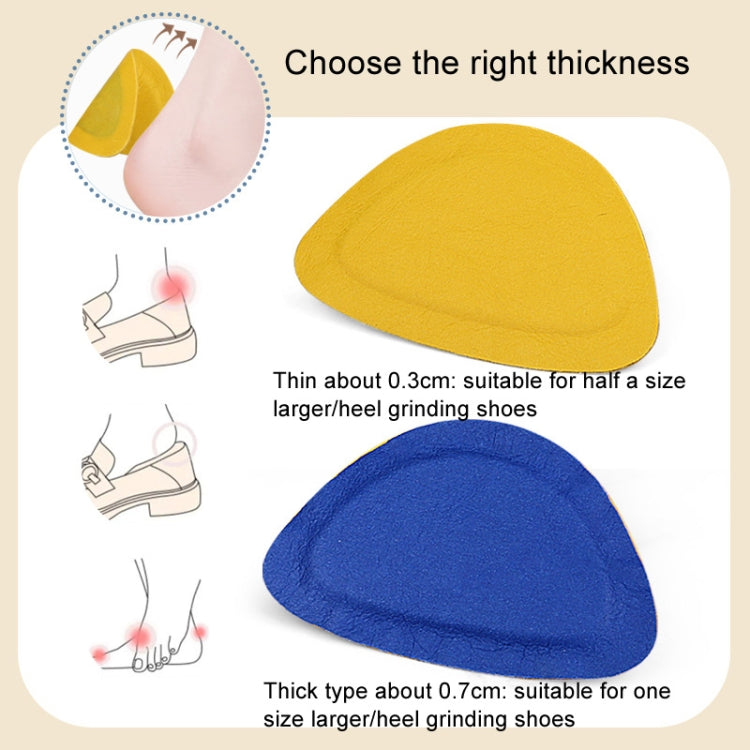 1pair Sneakers Martin Boots Anti-Abrasion Heel Stickers Heel Invisible Self-Adhesive Shoe Stickers-Reluova