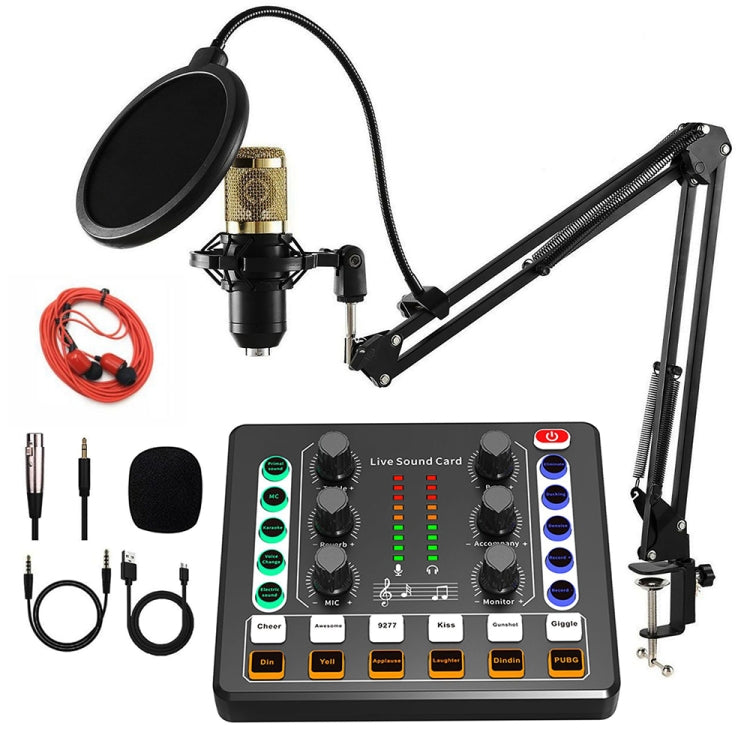 M8 Recording And Singing Live Bluetooth Sound Card Set