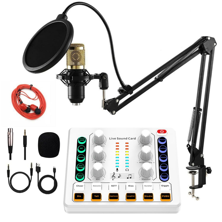 M8 Recording And Singing Live Bluetooth Sound Card Set