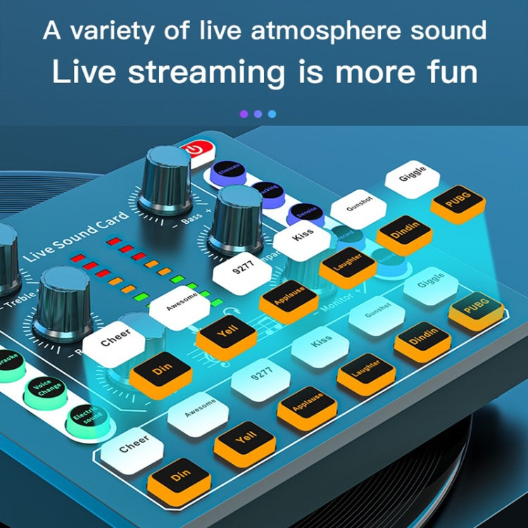 M8 Recording And Singing Live Bluetooth Sound Card Set Reluova