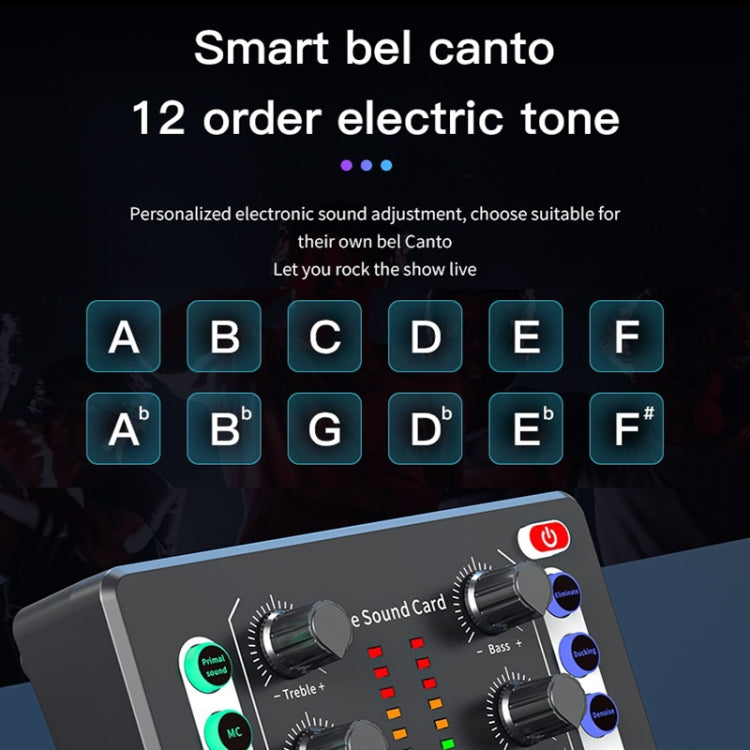 M8 Recording And Singing Live Bluetooth Sound Card Set