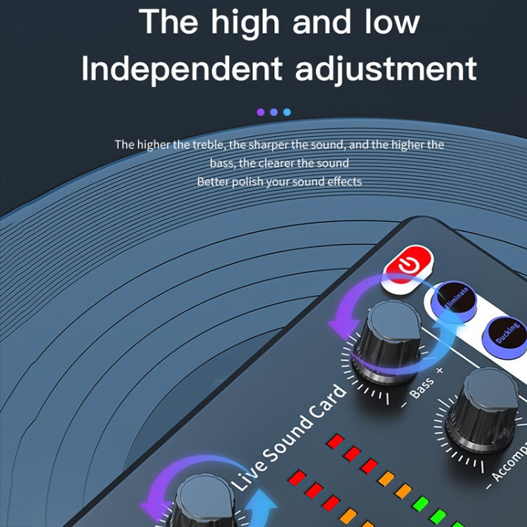 M8 Recording And Singing Live Bluetooth Sound Card Set