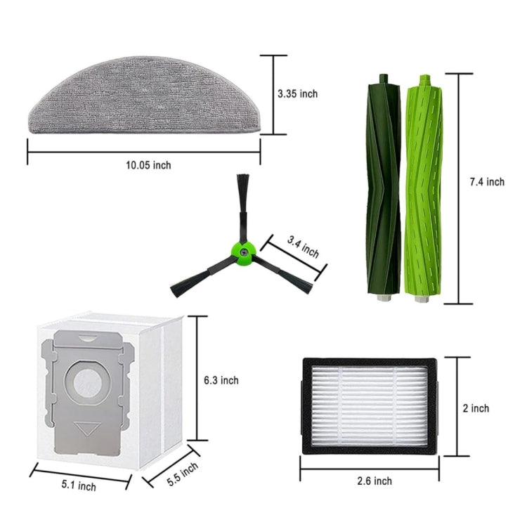 For iRobot Roomba Combo i5 / i5+ / j5 / j5+ Robot Vacuum And Mop Replacement Parts Reluova