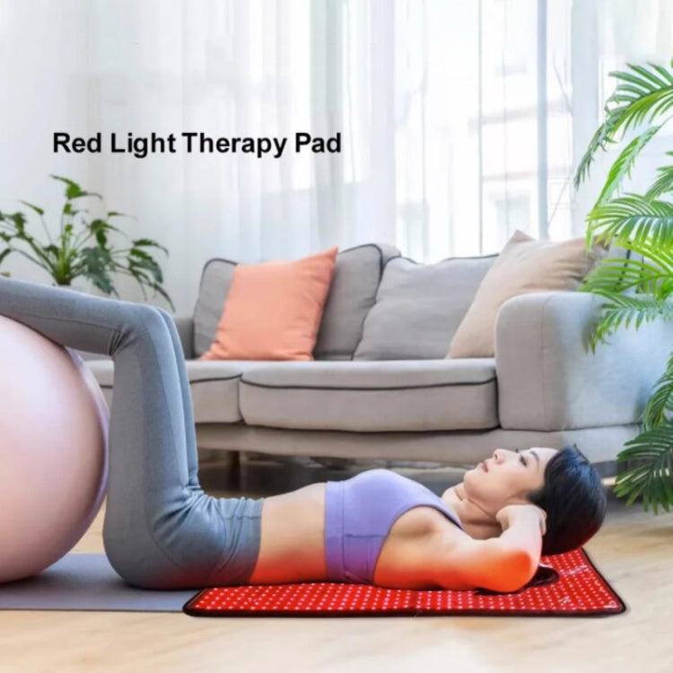 360 LED Beads Red Light Physical Therapy Waist Pad Infrared Fitness Light Therapy Pad