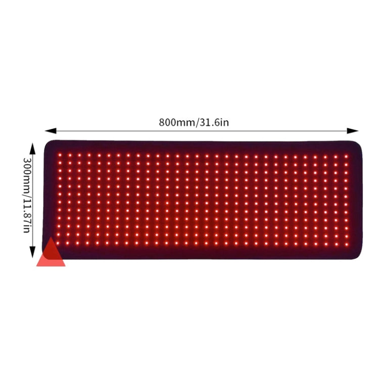 360 LED Beads Red Light Physical Therapy Waist Pad Infrared Fitness Light Therapy Pad