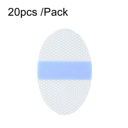 20pcs /Pack Oval Large PU Film Silicone Gel Waterproof Breathable Ear Patch-Reluova