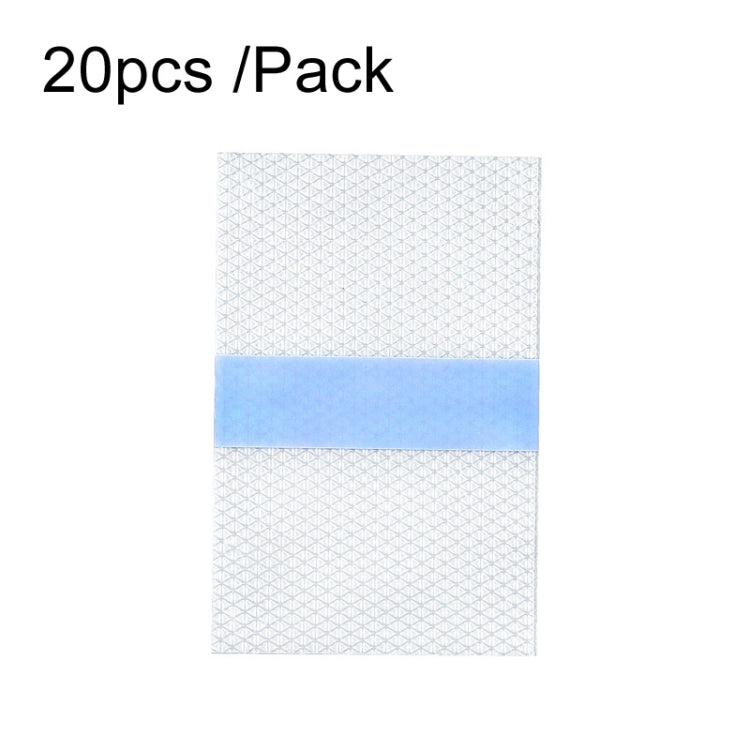 20pcs /Pack Square PU Film Silicone Gel Waterproof Breathable Ear Patch-Reluova