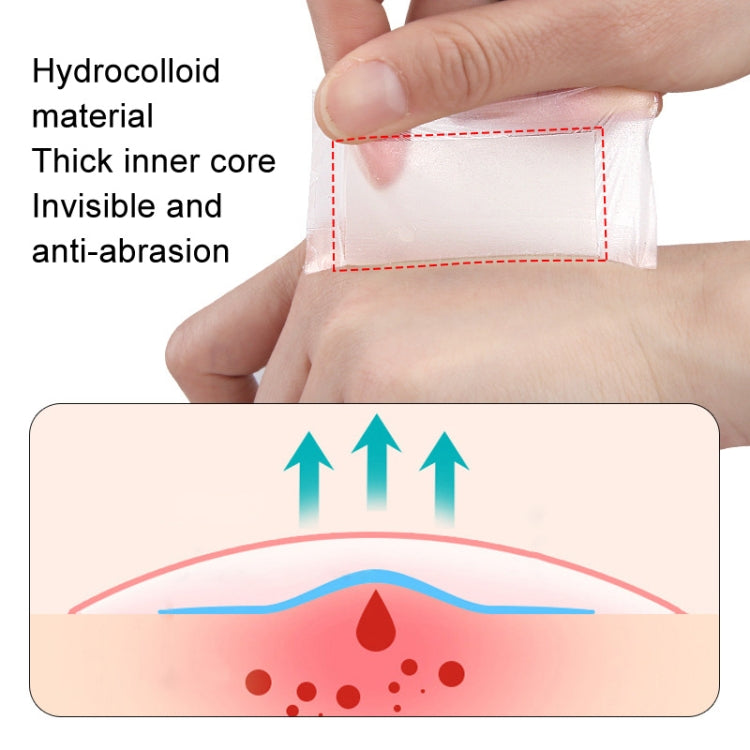 Square Hydrocolloid Dressing Tape Heel Self-Adhesive Blister Patch