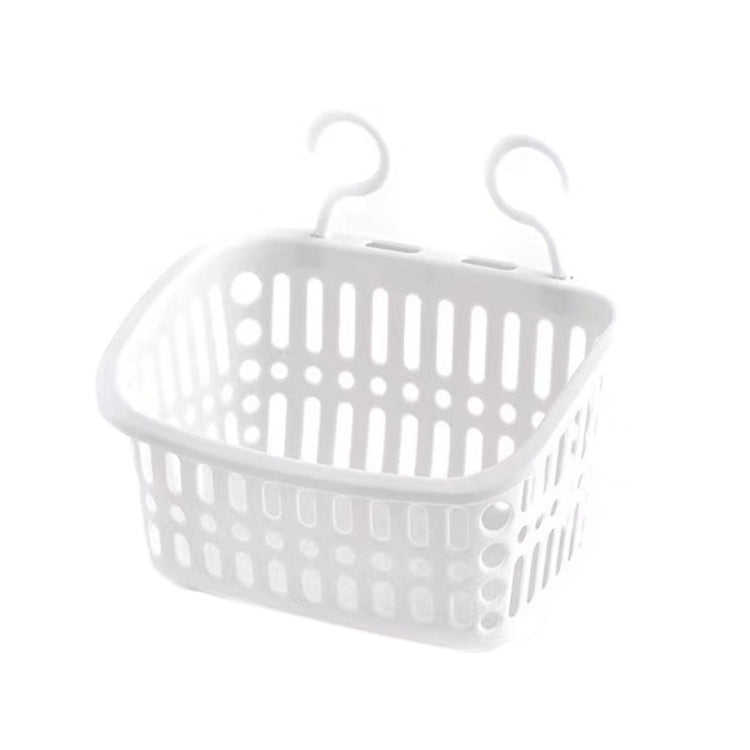 Plastic Hanging Basket With Hook Kitchen Storage Drain Basket Shelf Bathroom Organizer My Store