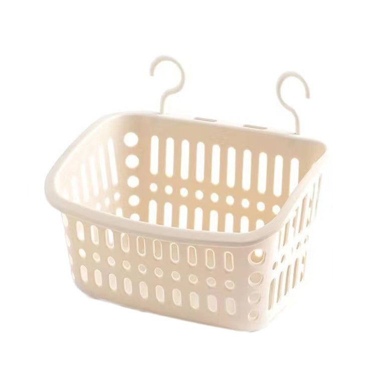 Plastic Hanging Basket With Hook Kitchen Storage Drain Basket Shelf Bathroom Organizer My Store