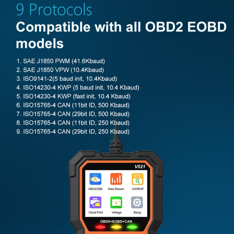 Multifunctional OBD Vehicle Fault Diagnostic Instrument Performance Test