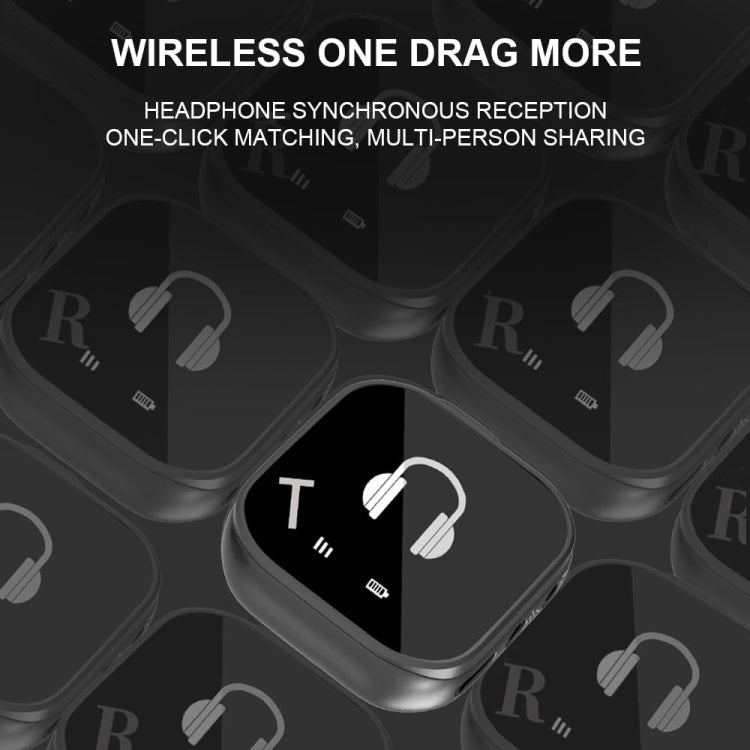 5.8G Wireless In Ear Monitor System Dual-Earphone Monitoring Transmitter Receiver Reluova