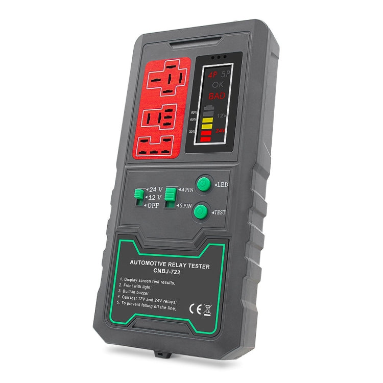 12V/24V 4 Pin 5 Pin Automotive Relay Tester