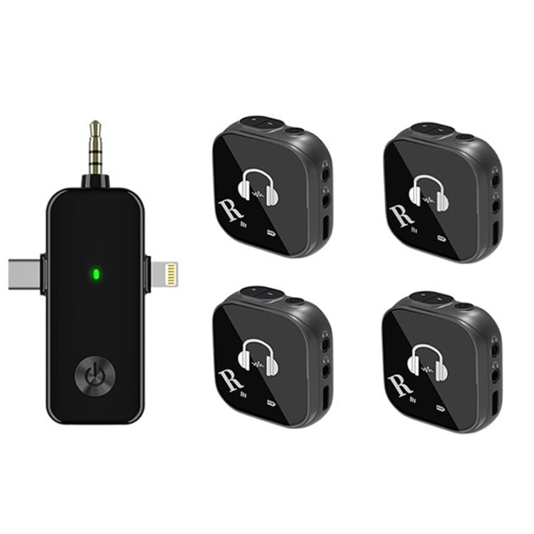 5.8G  Wireless In-ear Monitor System Support Dual-Earphone Monitoring Reluova