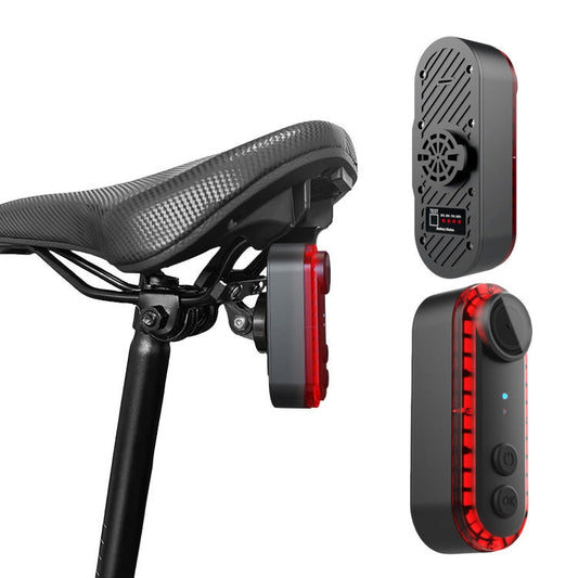 Bike Warning Tail Light 1080P WiFi Camera Recorder Waterproof Bicycle Rear Light for Riding Cycling