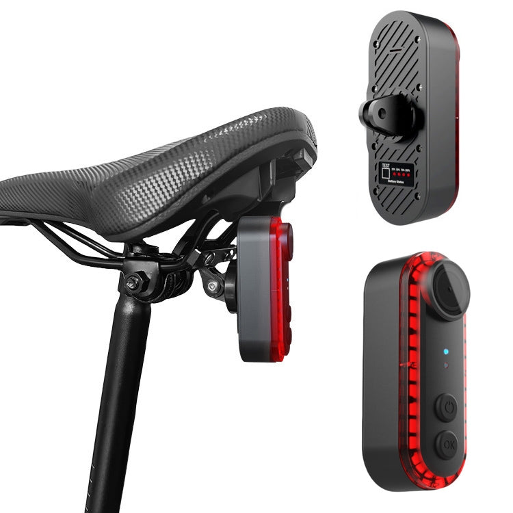 Bike Warning Tail Light 1080P WiFi Camera Recorder Waterproof Bicycle Rear Light for Riding Cycling Reluova