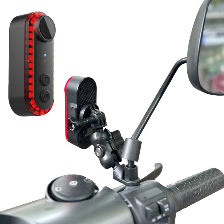 Bike Warning Tail Light 1080P WiFi Camera Recorder Waterproof Bicycle Rear Light for Riding Cycling Reluova