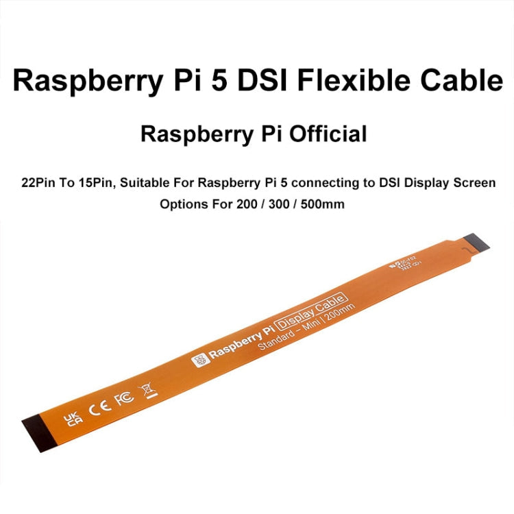 Waveshare 25947 For Raspberry Pi 5th DSI Display 22Pin To 15Pin Soft Cable FPC Cable Reluova