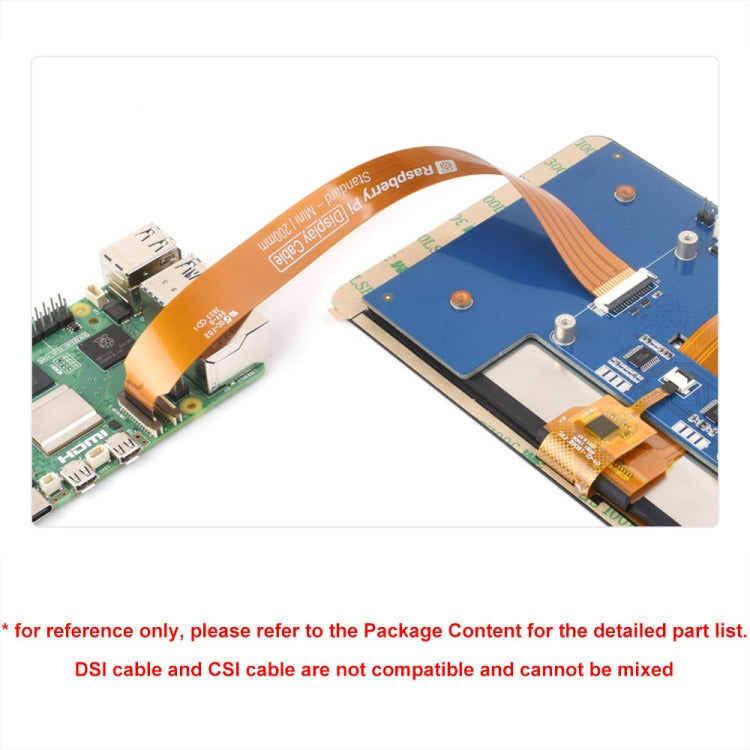 Waveshare 25947 For Raspberry Pi 5th DSI Display 22Pin To 15Pin Soft Cable FPC Cable Reluova