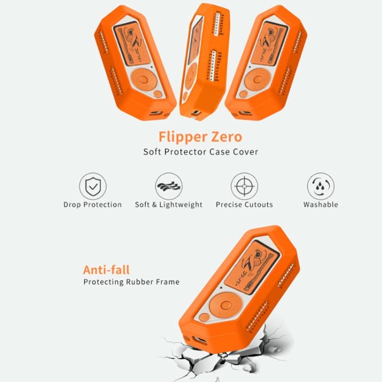 For Flipper Zero Electronic Pet Silicone Full-Cover Protective Case Reluova