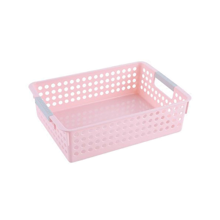 Plastic Storage Basket Desktop Sundry Organizer Frame Toys Kitchen Snacks Storage Box My Store